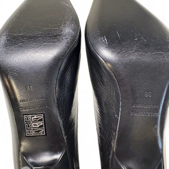 Balenciaga Women's Black Square Knife BB Mule Size 38 NEW IN BOX - Picture 15 of 16